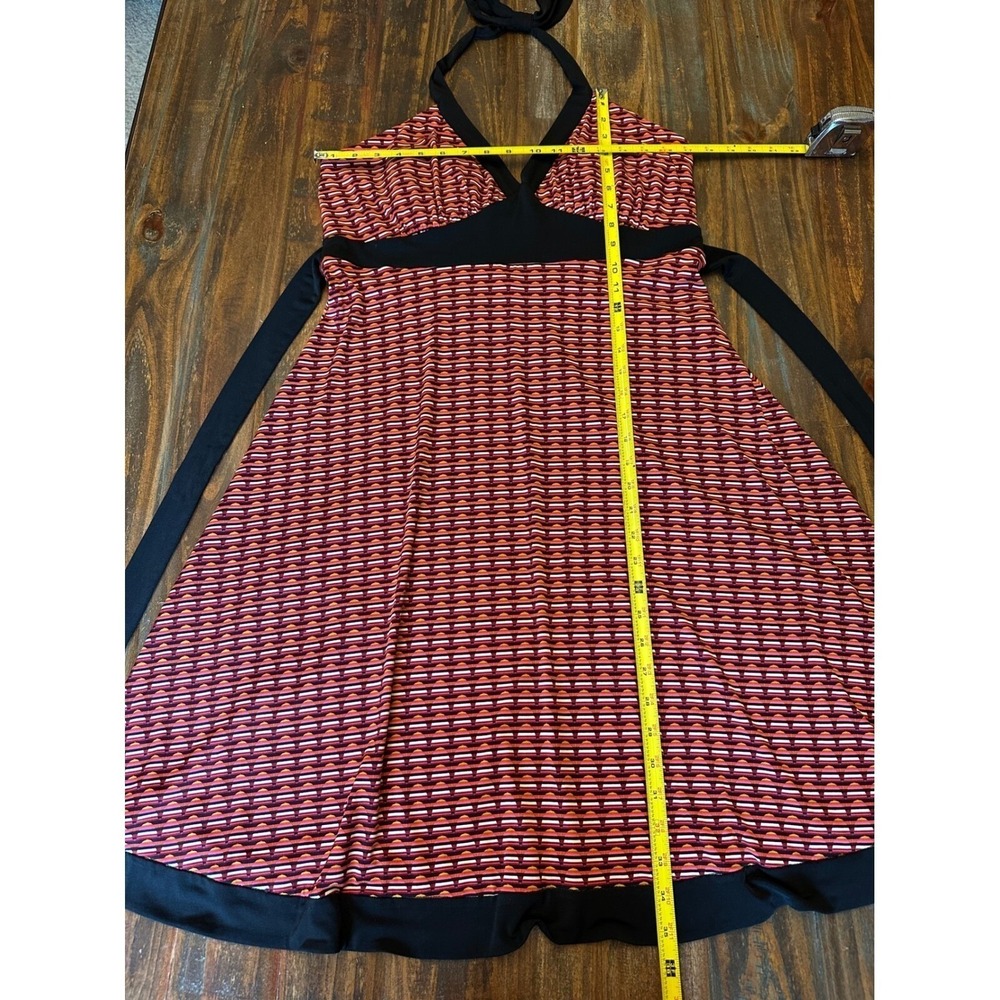 Vintage R&K Originals Halter Dress Sleeveless Sundress‎ Woman's Size 14 Party - Picture 5 of 9